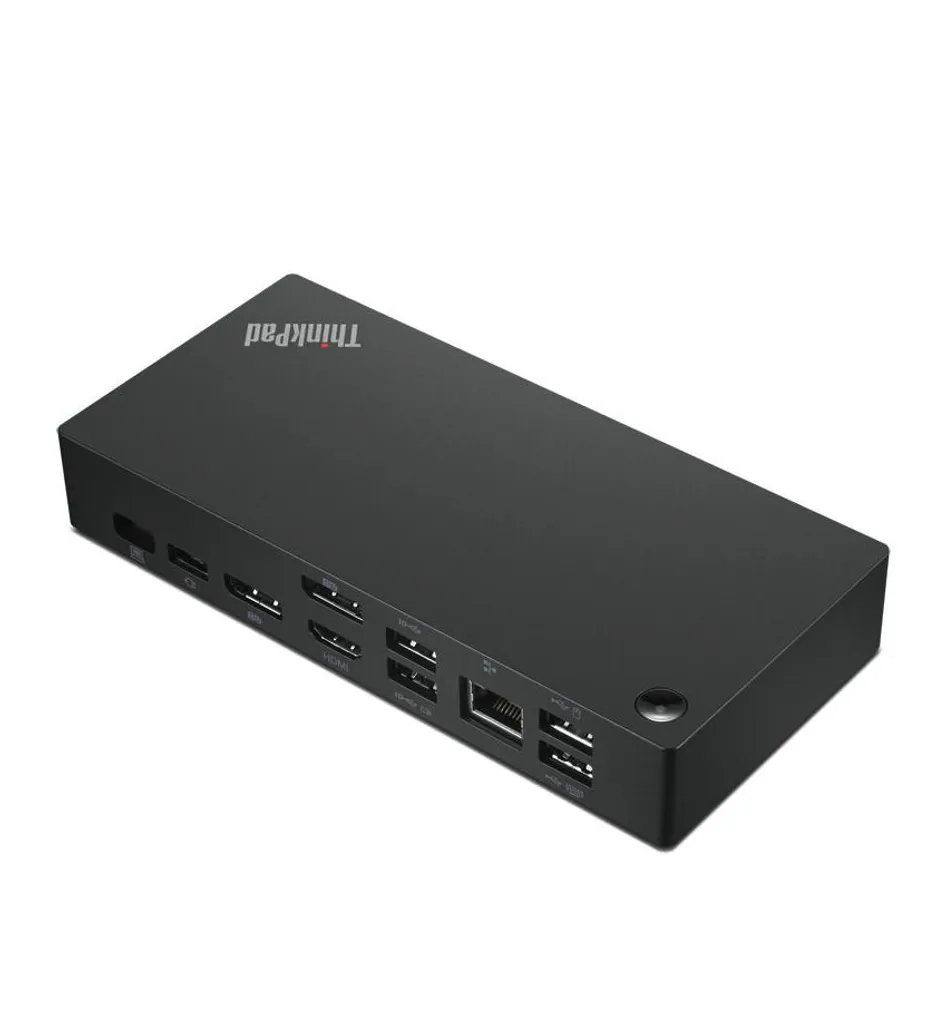 Lenovo ThinkPad Universal USB-C Dock station d'accueil filaire noire