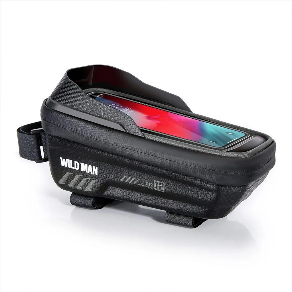 WILDMAN ES12 Borsa Rigida MTB e Bici da Corsa 1L Touch Screen