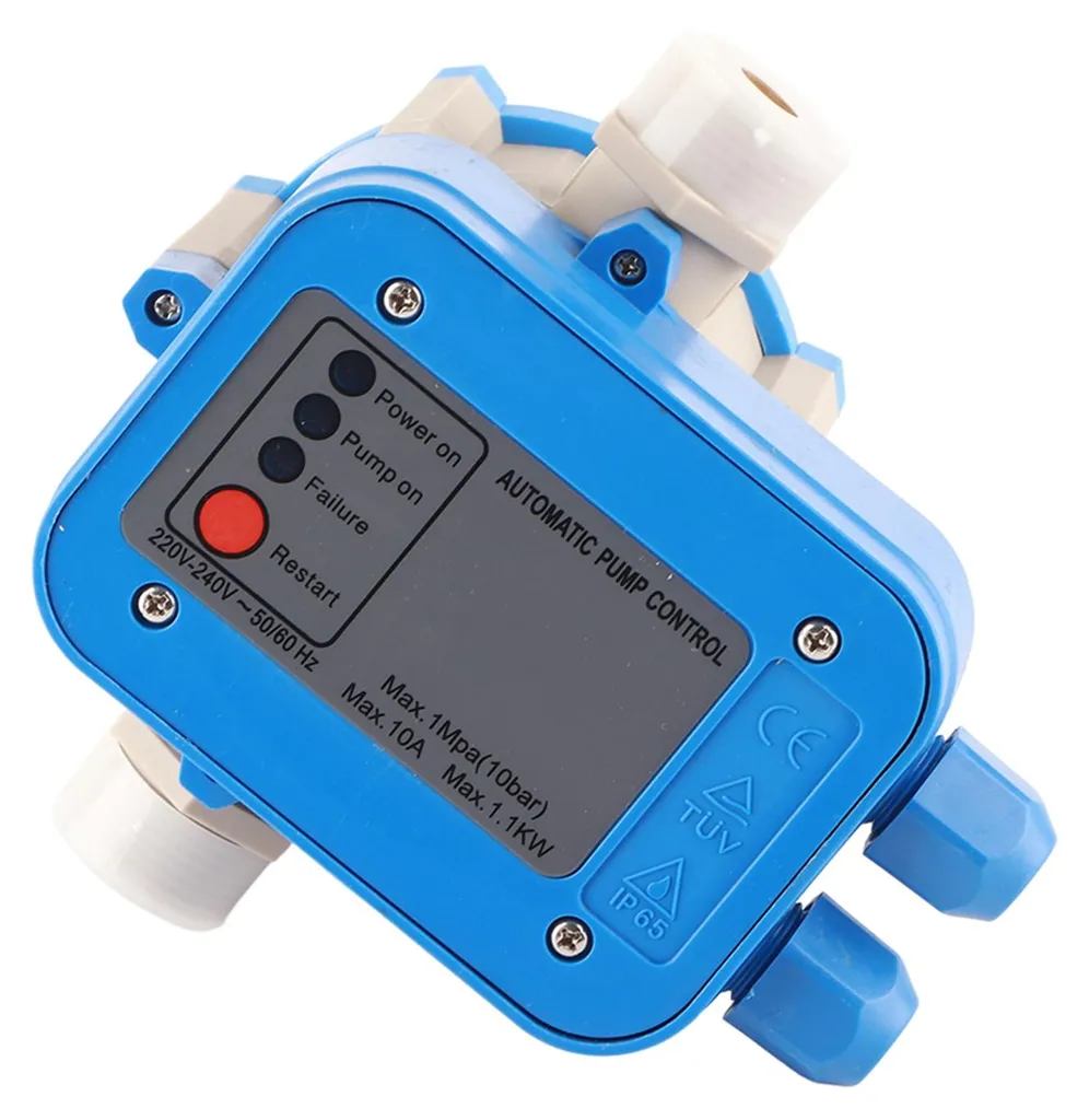 Interrupteur Électronique pour Pompe à Eau avec Manomètre de Contrôle