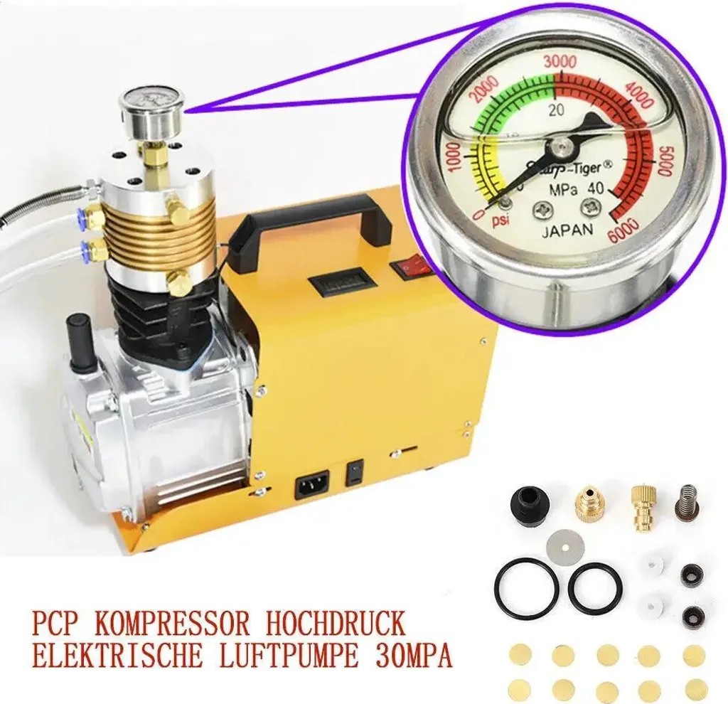 Compresseur PCP 300 bars 1800W haute pression avec refroidissement eau - 2