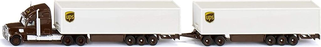 Siku 1806 US-Truck Road Train "UPS" s prívesom v mierke Obrázok produktu 