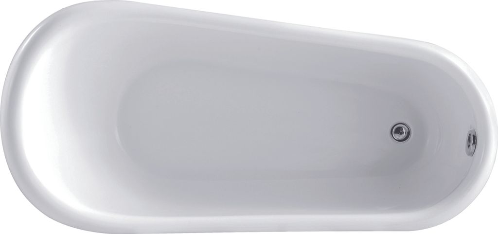 Standbadewanne Freistehende Badewanne Wanne Modern Bad Weiß Oval