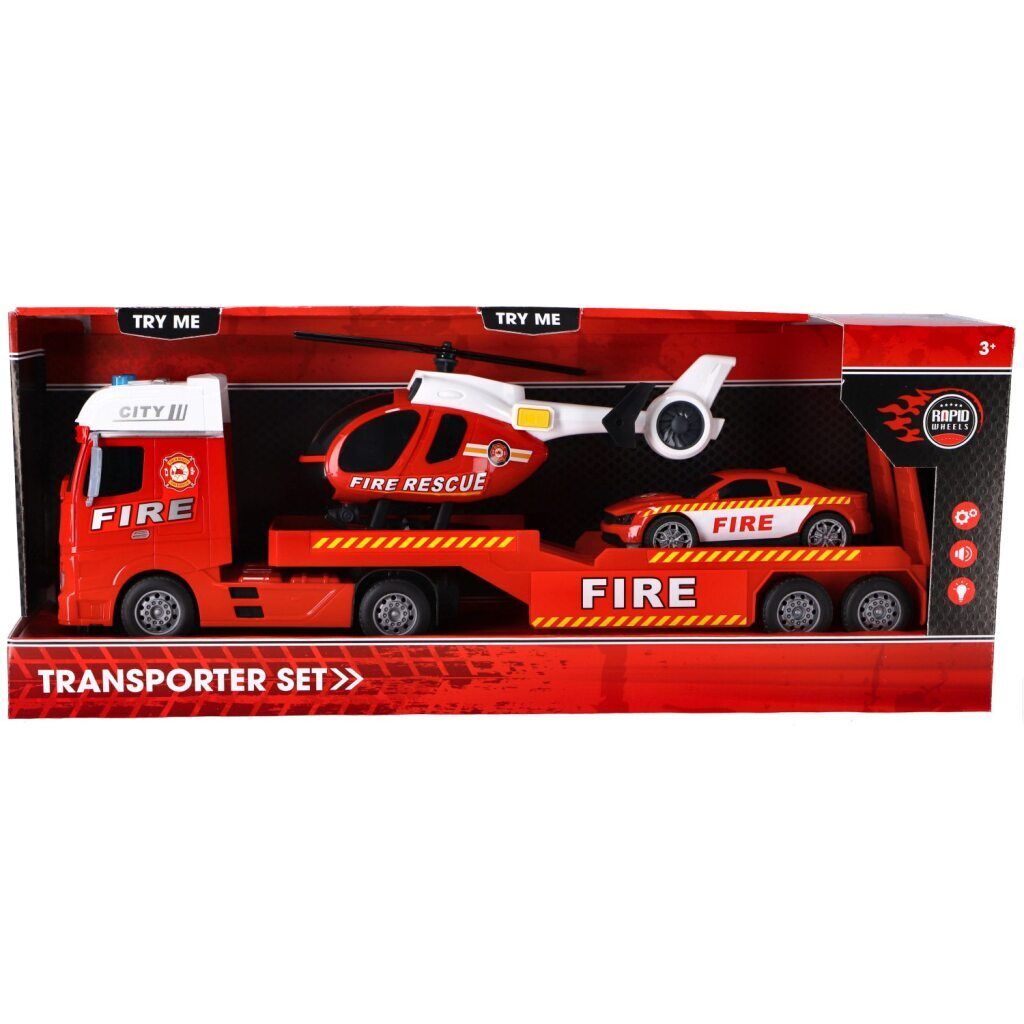 Transporteur de voitures F.wehr+voiture+hélicoptère Image du produit 