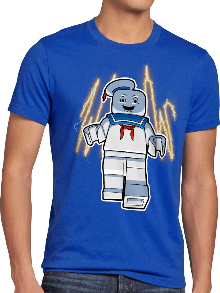 style3 Ghostbricksters Herren T-Shirt geisterjäger ecto1 baustein