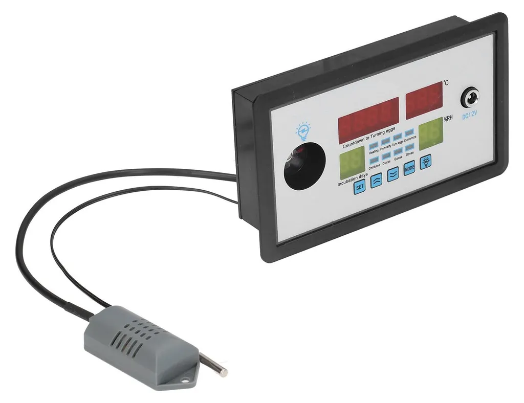 Thermostat couveuse intelligent 12V avec sonde de haute précision LCD