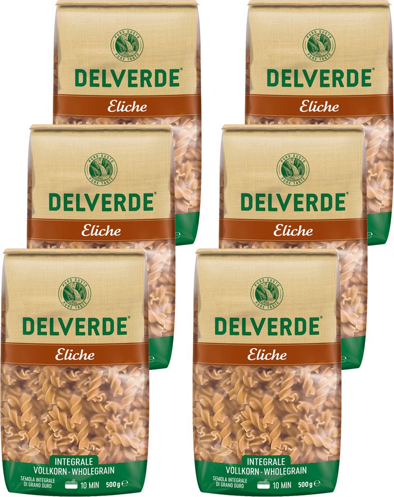 Delverde integrale Eliche Integrale pasta integrale 500g Immagine del prodotto 