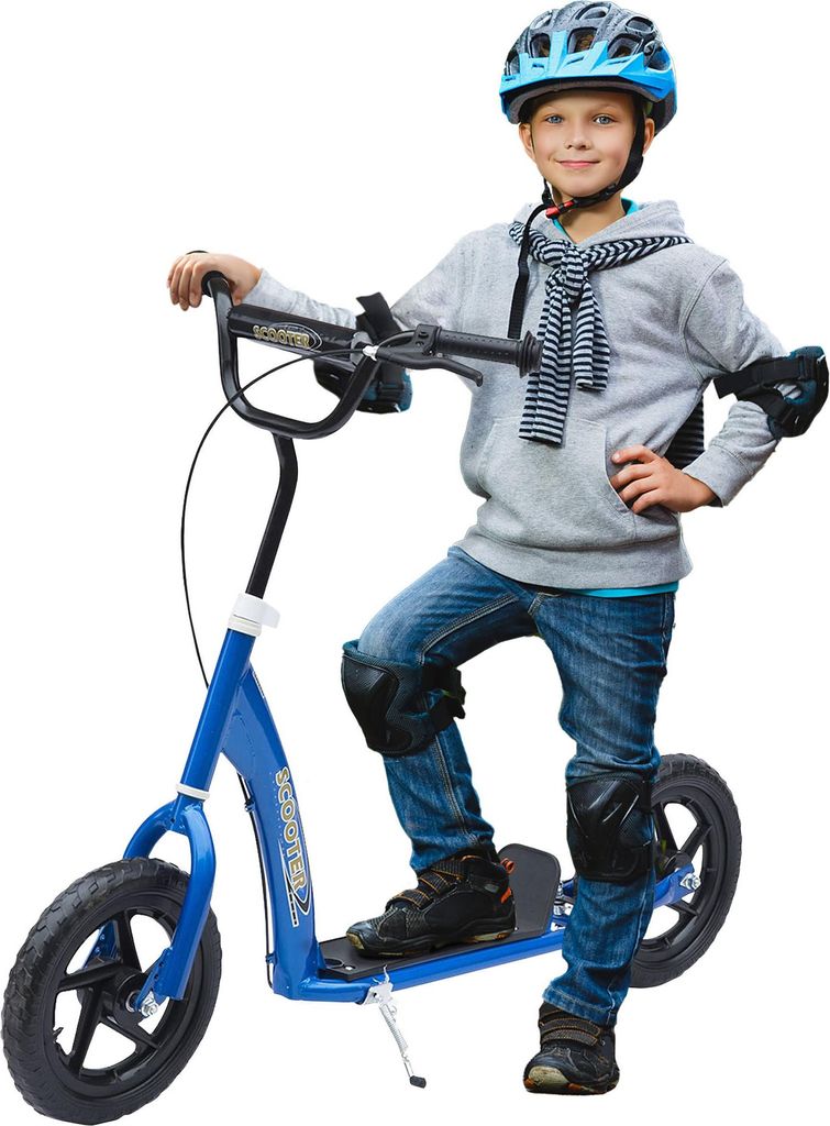 HOMCOM Trottinette enfant patinette pneus 30 cm Hauteur Image du produit 
