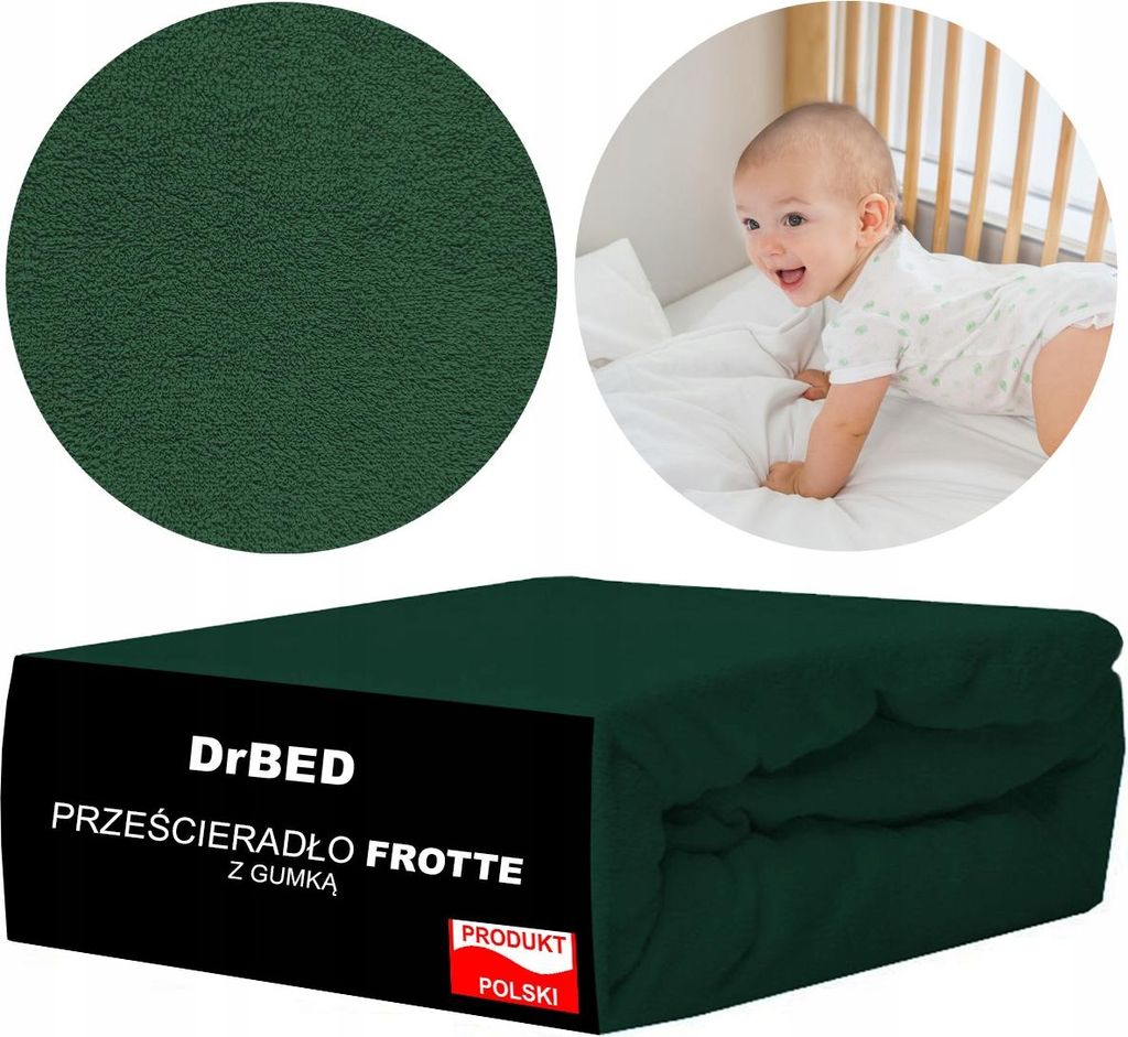 Spannbettlaken für Kinderbett 60x120 Dick, Fest Polnisch Produktbild 