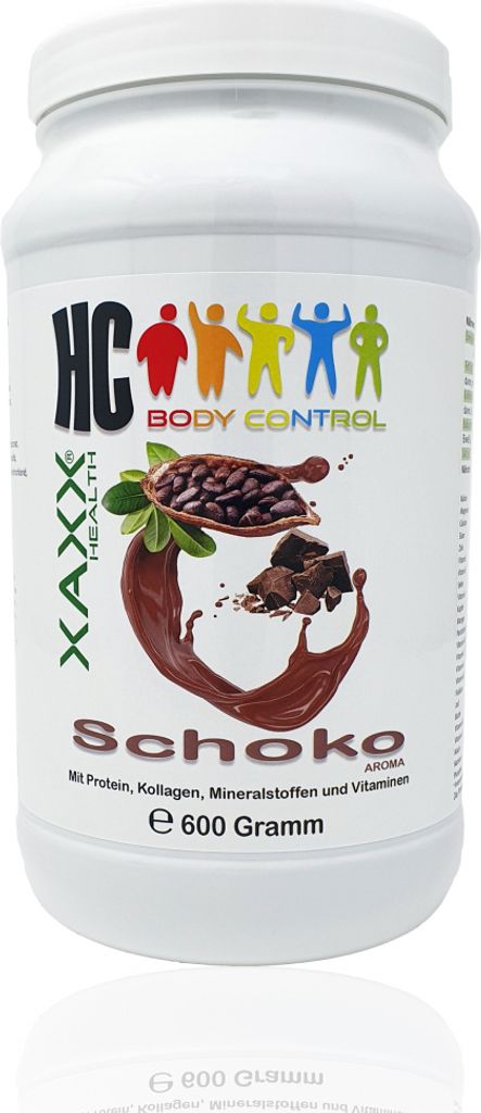 XAXX HC BODY CONTROL SHAKE SCHOKO 600g = 20 Mahlzeiten Produktbild 