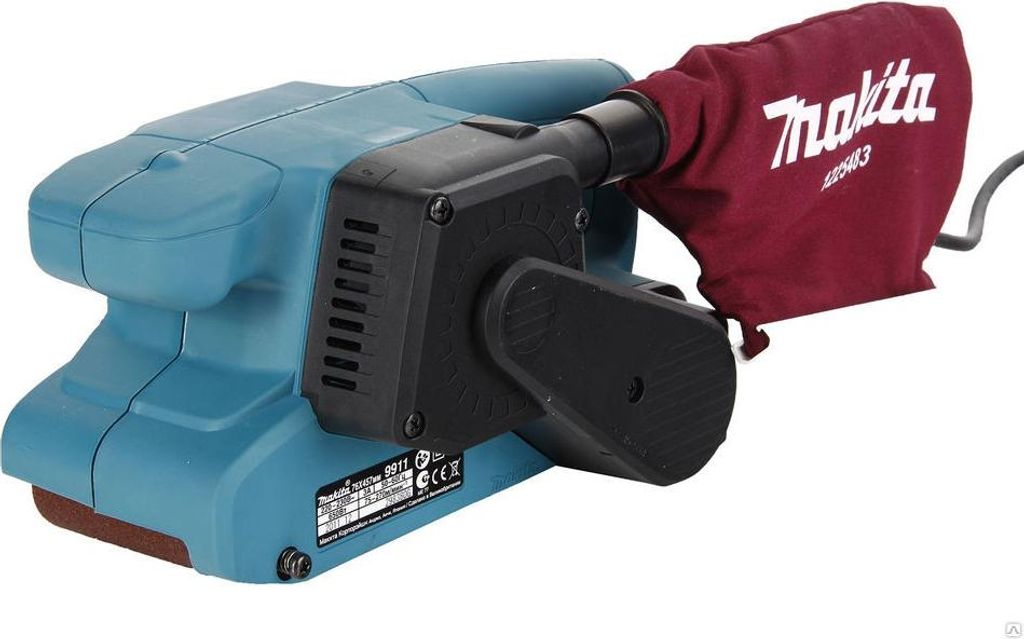 Makita 9911, professionele elektrische bandschuurmachine, Productafbeelding 