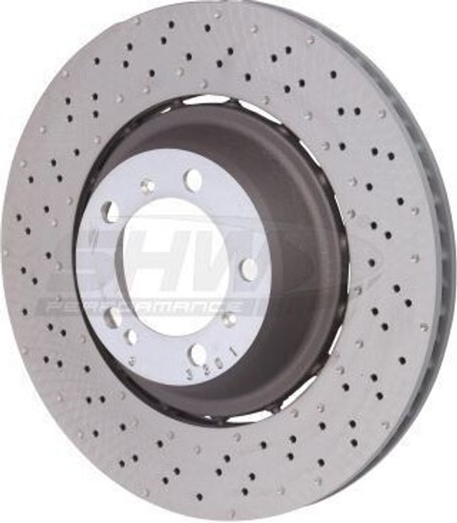 SHW Performance Bremsscheibe Hinten Links für PORSCHE 911 (991) 380mm PRL49917