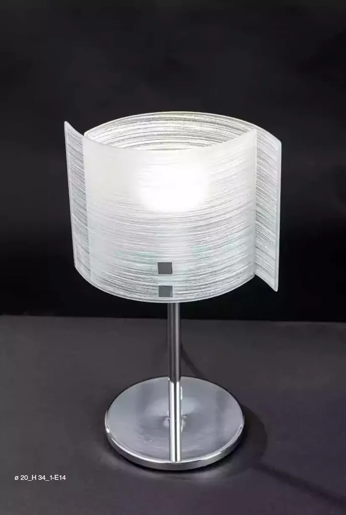Lampe de salon moderne cristal pour décoration bureau et coin nuit