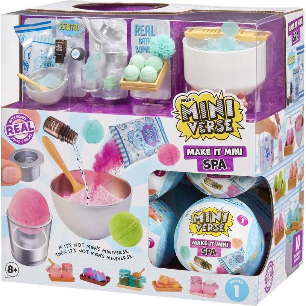Miniverse Make It Mini Spa, 8 rok / roky, Viacfarebný, Obrázok produktu 