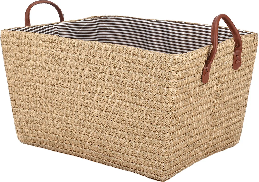 Panier de rangement pliable Grand format Jaune pour Jouets et Livres