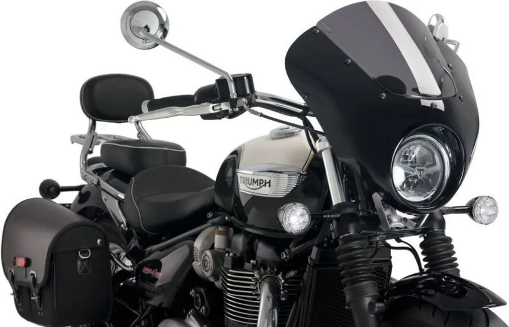 Coupole de protection PUIG 21115F fumé noir pour Triumph Speedmaster 1200