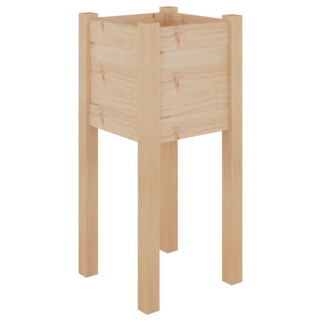 vidaXL květináč 31x31x70 cm z masivního borovicového dřeva Obrázek produktu 