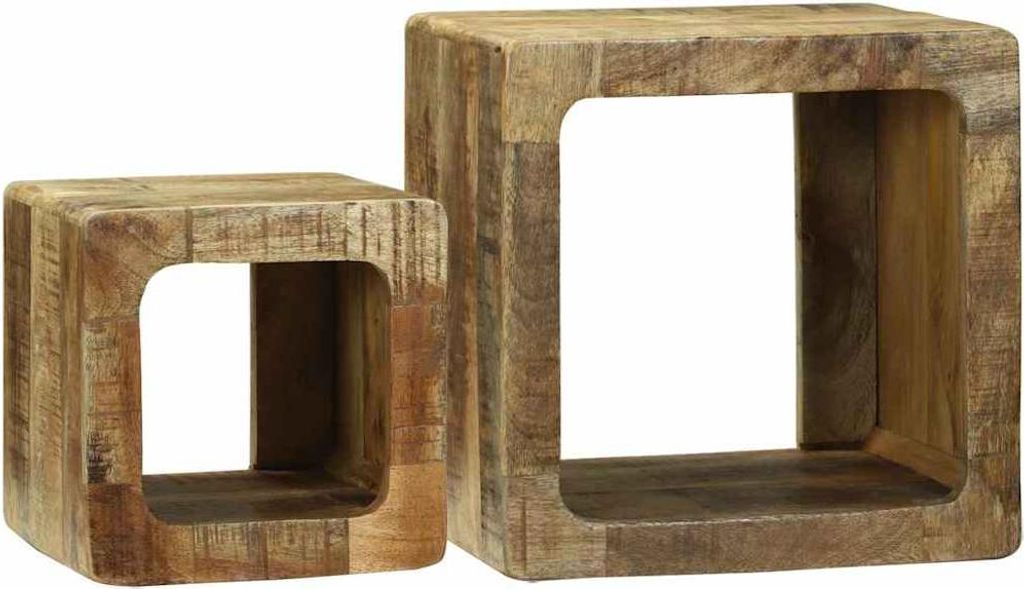 TV-Einheiten 2 pcs Braun 36 x 30 x 36 cm Massivholz Mango