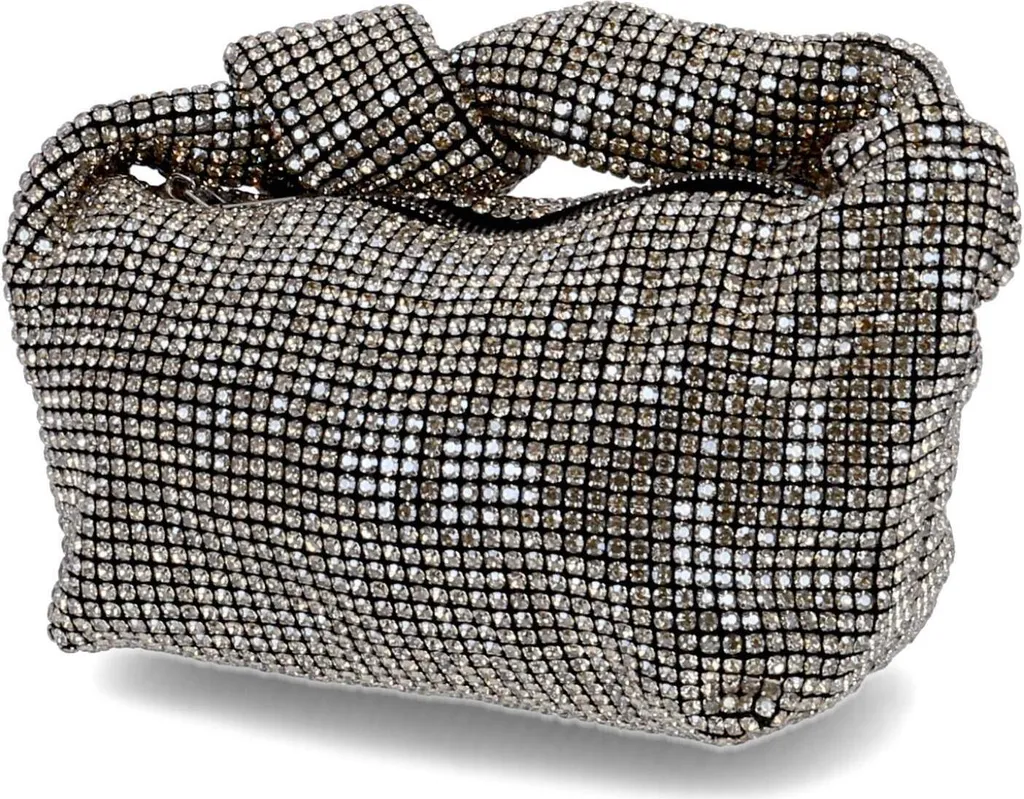 Pochette Oro La Strada STONEYBAG 1 - Borsa da Cerimonia Pietre Brillanti