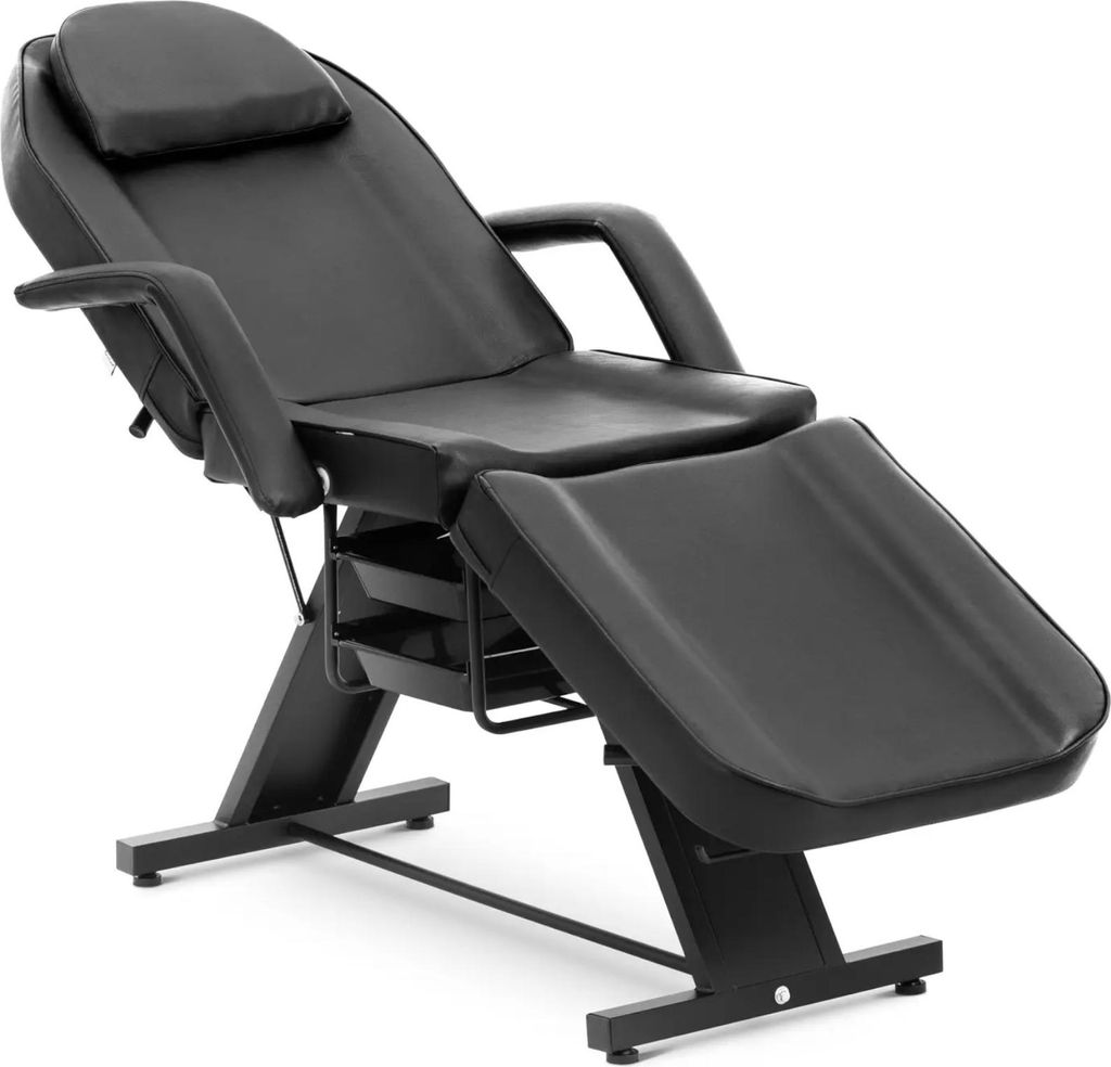 Expondo physa Kosmetikliege - 180 x 58 x 68 cm - 150 kg - schwarz