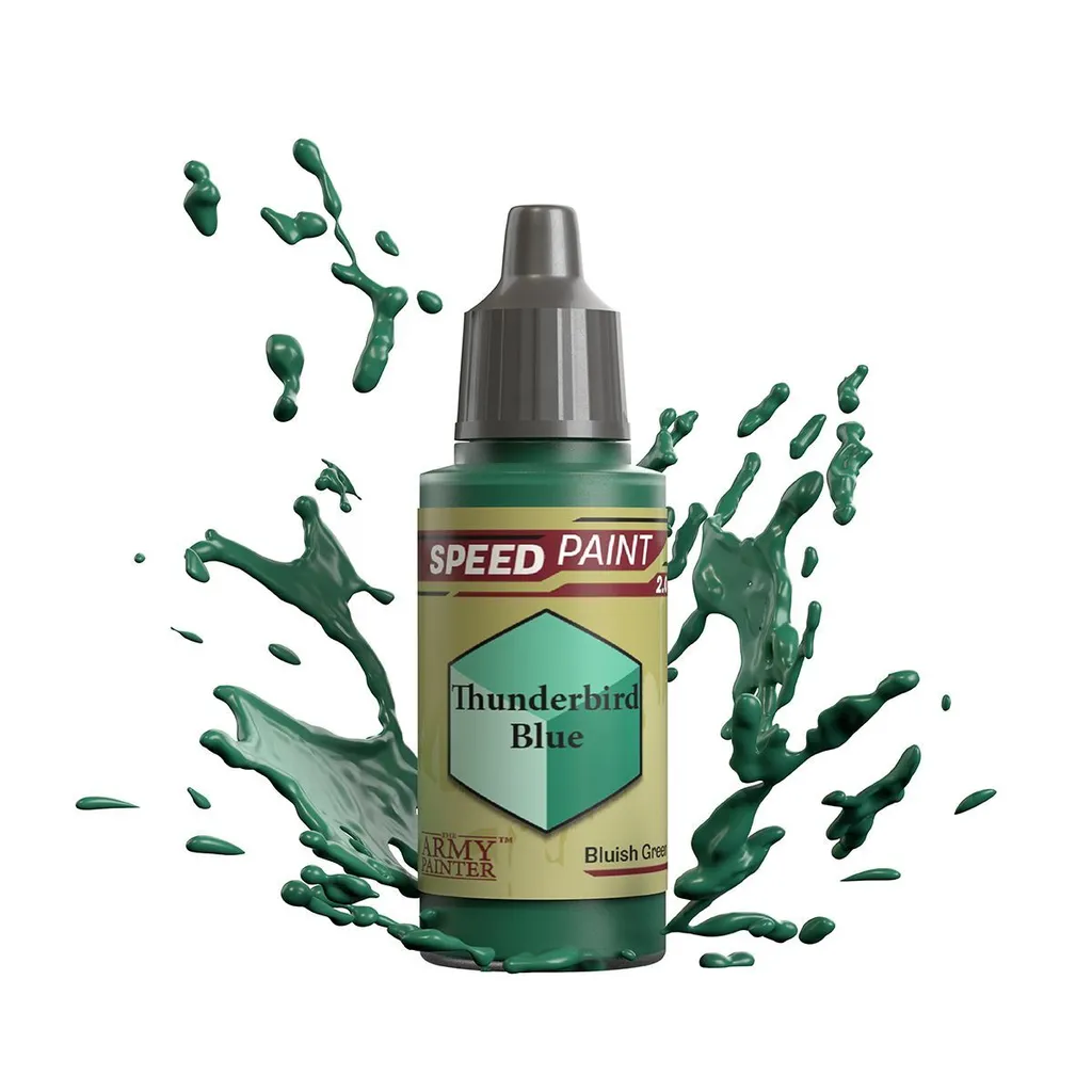 Peinture Speedpaint Thunderbird Blue 18 ml pour figurine de jeu