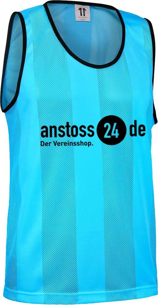 ELF Sports Leibchen mit Druck "anstoss24.de" M-L Türkis Produktbild 