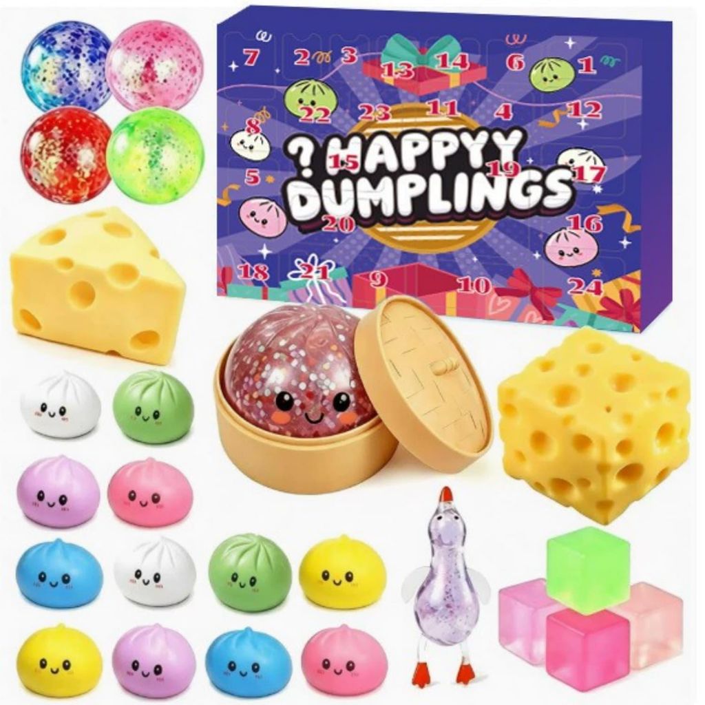 Calendrier de l'Avent de Noël, calendrier de jouets à Image du produit 