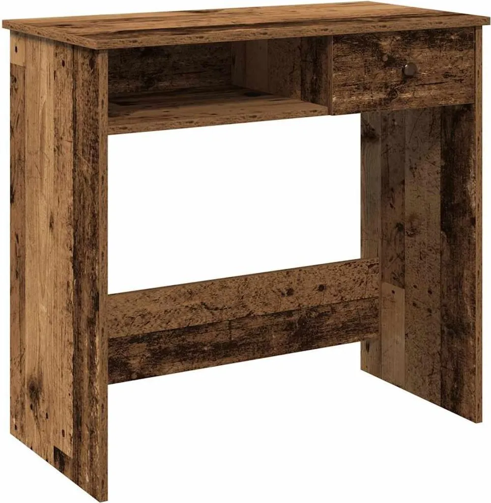 Scrittoio Retro 80x40x75 cm vidaXL - Legno Vecchio e Stile Industriale