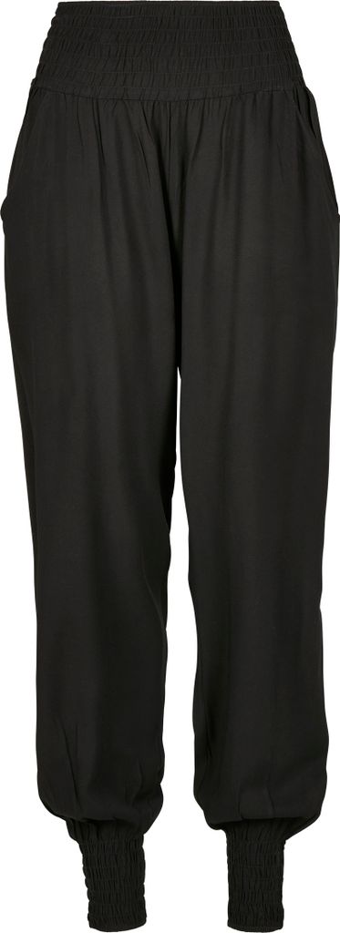 Urban Classics Stoffhose Damen Ladies Sarong Pants schwarz Produktbild 