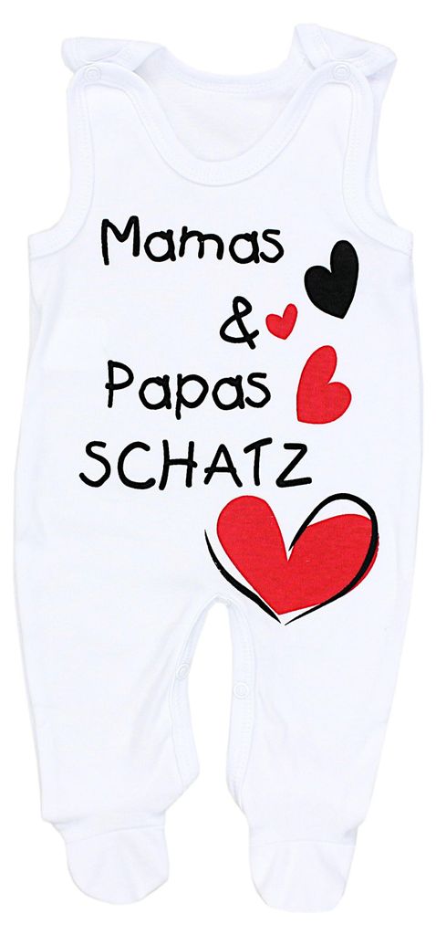 TupTam Unisex Baby Strampler mit Spruch I love Mum and Dad, Produktbild 