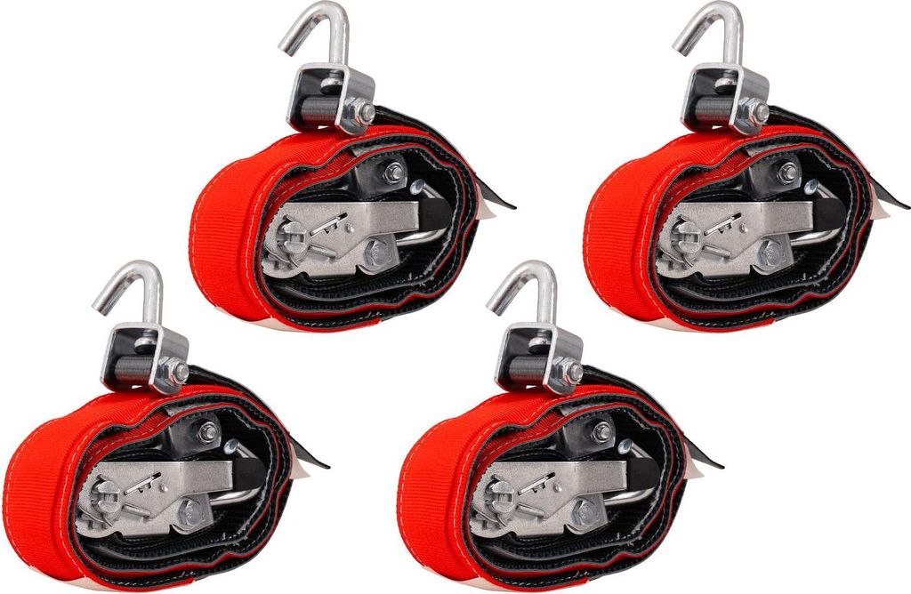 4er Set HEFFA Radsicherungsgurte 2,8m 35mm 3t VDI 2700 Produktbild 