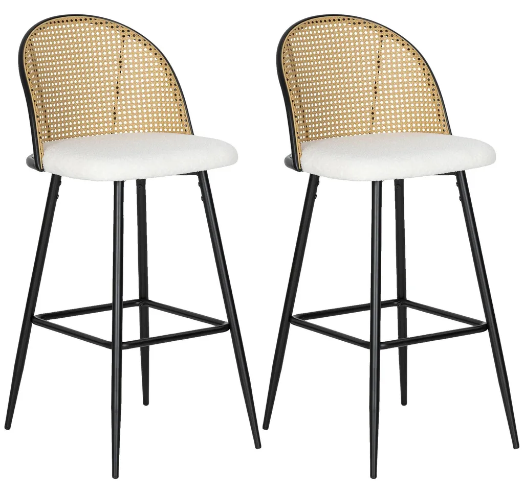 Tabouret de bar blanc confortable : fini le mal de dos au comptoir