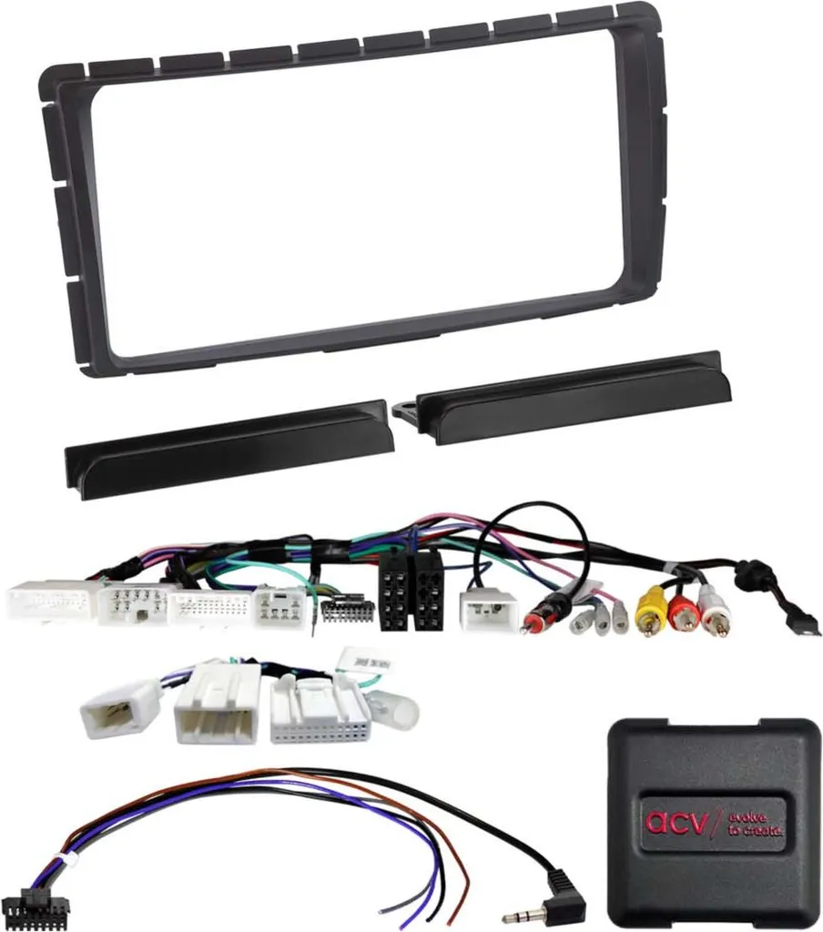 Kit Installation Autoradio 2-DIN pour Toyota Hilux N25 2011-2016 Complet