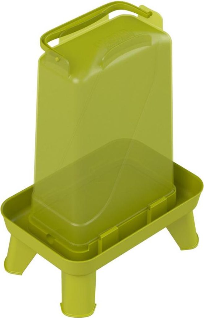 KERBL GeflÃ1/4geltränke 5,5L – Rechteckig, Kunststoff ,19,5 x 28,5 x 39,5 cm