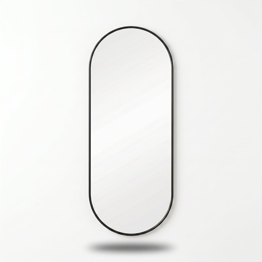 SensaHome Ovaler Wandspiegel – Minimalistisches Design – Produktbild 