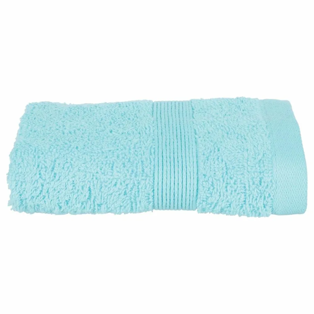 Asciugamano Ospite Atmosphera Essentiel Blu Acqua - Cotone 450g/m²