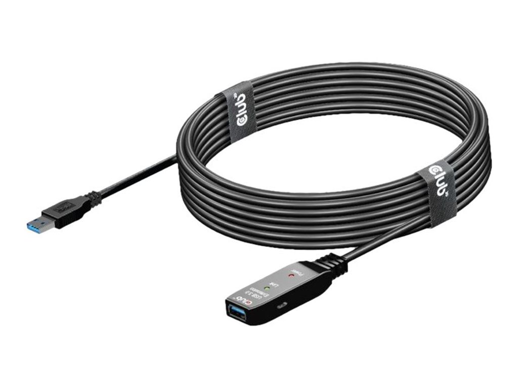 Club3D USB 3.2 A Verlängerungskabel 5m aktiv 5 Gbps St/Bu Produktbild 