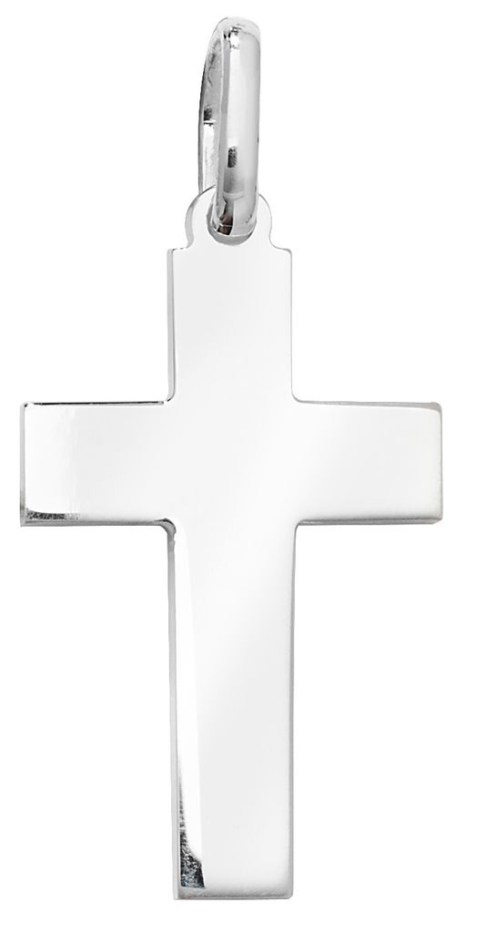 Modischer 925 Sterling Silber kreuz Damen - Anhänger - 40mm*19mm, 5 Gramm; TRS24007