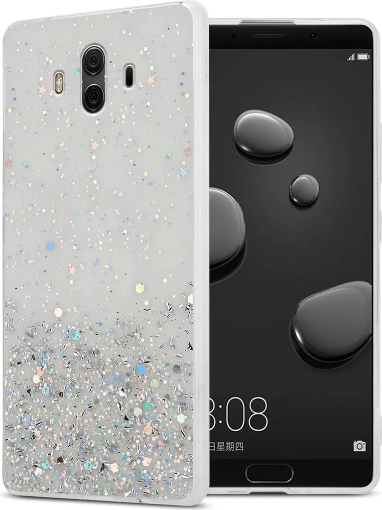 Custodia Glitter Huawei Nova 2i / Mate 10 Cadorabo - Cover Sparkle TPU