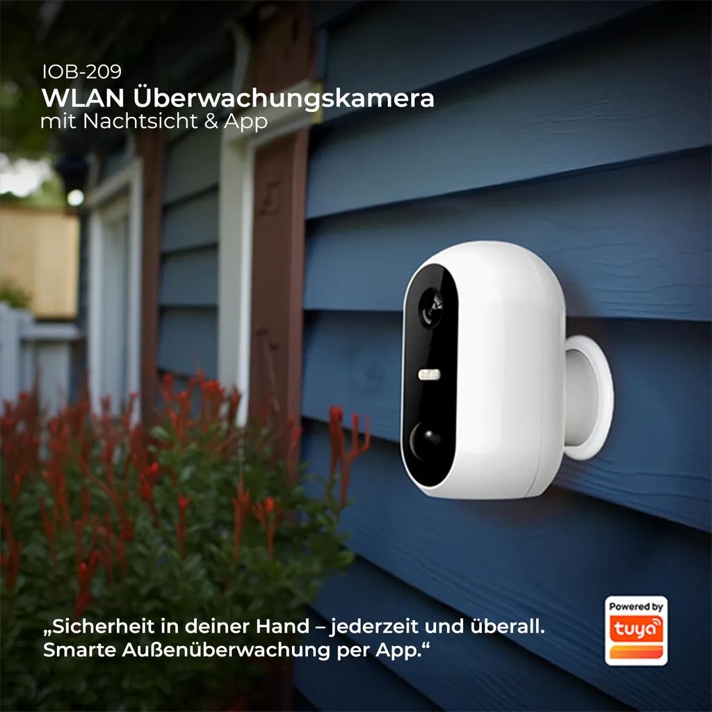 Caméra de vidéosurveillance Denver Electronics rotative avec détection - 11