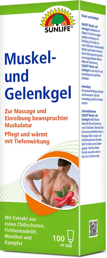 Muskel- und Gelenkgel SUNLIFE 100 ml>>>> Produktbild 