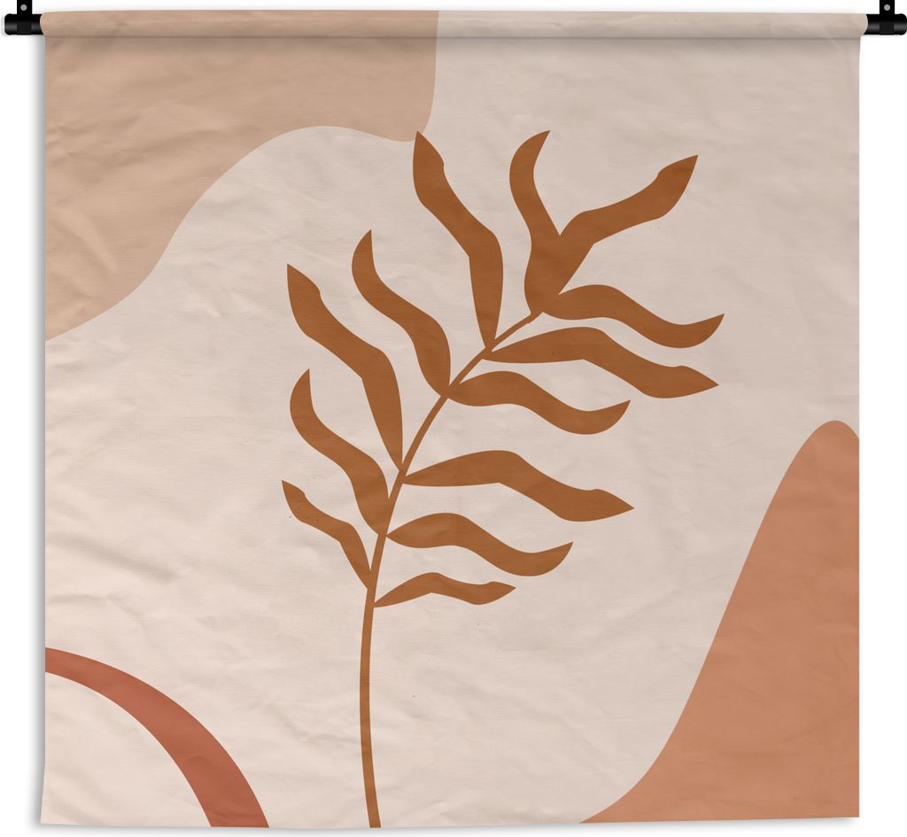 MuchoWow Wandteppich Wandbehang Sommer - Pflanze - Flecken 150x150 cm Tapisserie Dekoration Wandtuch - Wohnaccessoires - Modernes