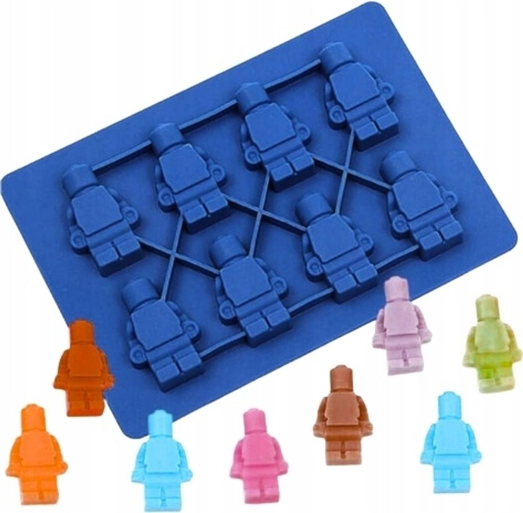 Silikónová Forma Na Mini Lego Hory Želé Cukrové Čokoládové Obrázok produktu 