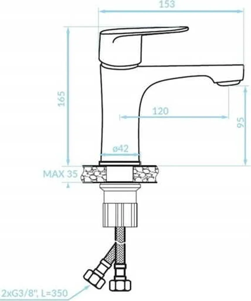 Meuble vasque robuste 80cm en Chêne : Solution contre désordre et bruits - 9