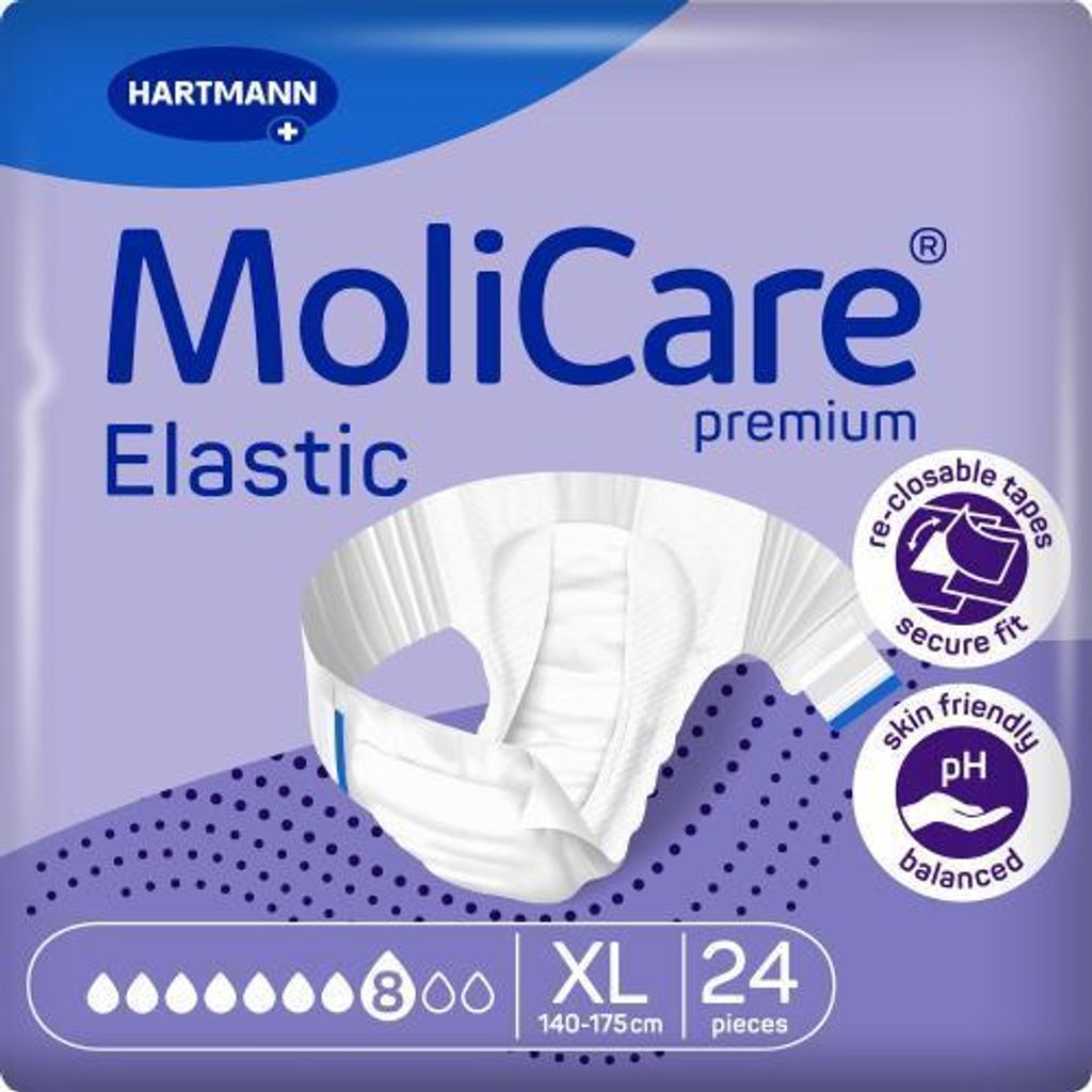 Molicare Premium Elastic Slip 8 Tropfen Gr.XL 14 St Produktbild 
