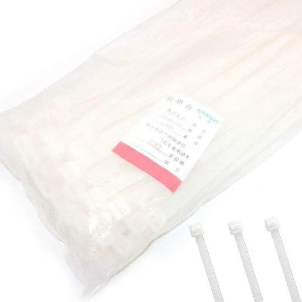 Serre-câbles en nylon de 500 mm x 7,6 mm souples pour fixation robuste