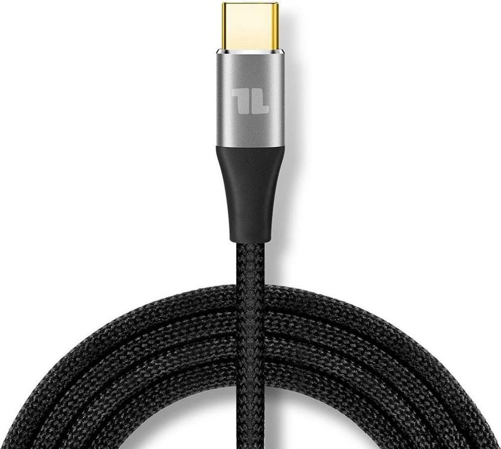 1Life USB-C-Kabel 100W PD 10Gbps 4K 1,5m Schwarz