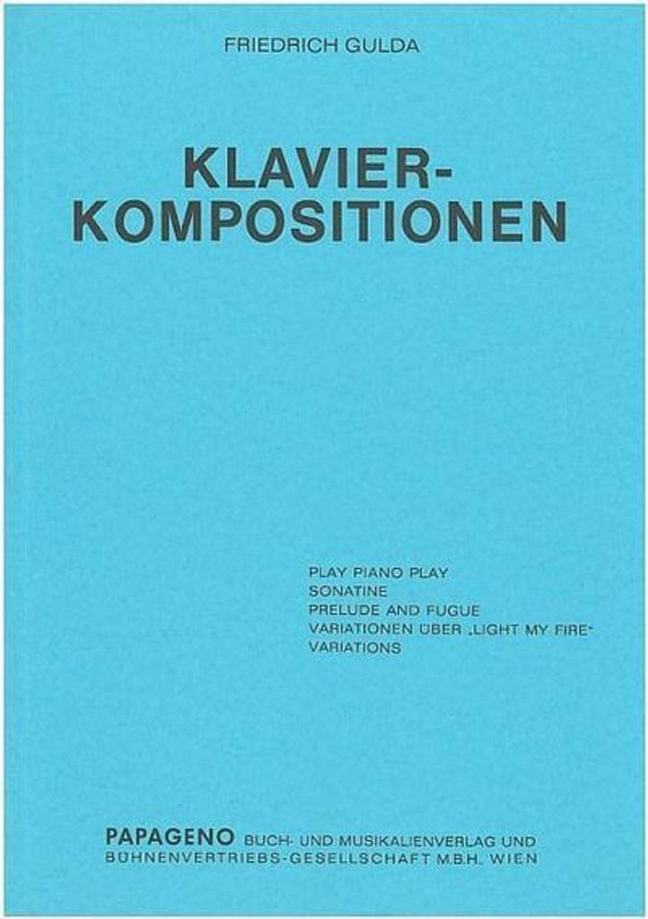 Klavier-Kompositionen für Klavier