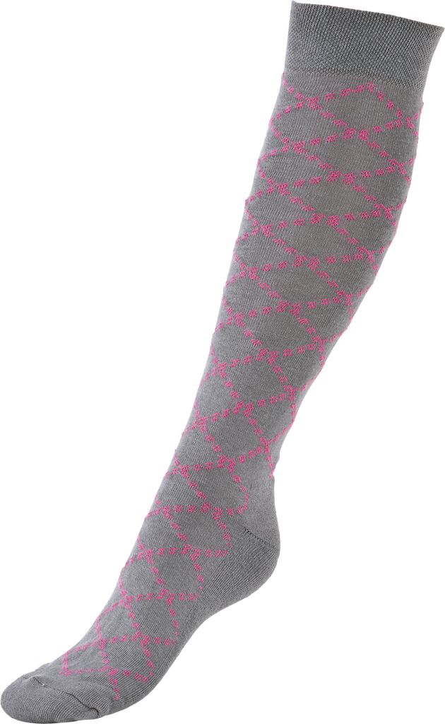 BUSSE Socken SIMPLY-KARO in vielen Farben, Größe:31-34, Farbe:grey/atoll