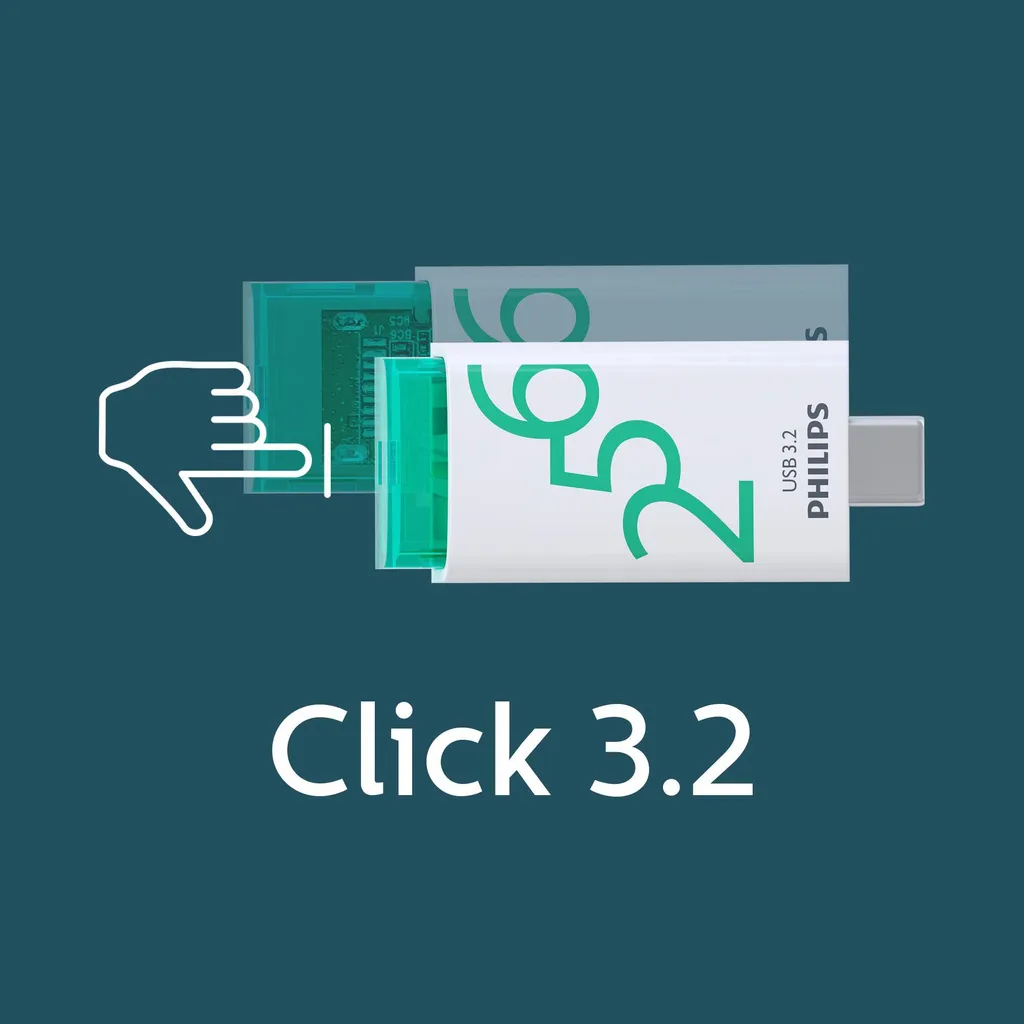 Philips USB-C 256GB Serie Click: Proteggi i Ricordi della Famiglia - 12