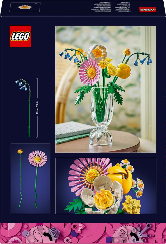 LEGO Mały bukiet żółtych kwiatów, zabawka dla dziecka do Zdjęcie produktu 